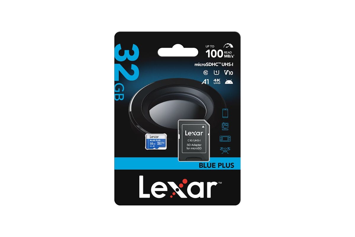 Lexar Blue Plus Microsdhc UHS-I with SD Adapter | 32GB-7