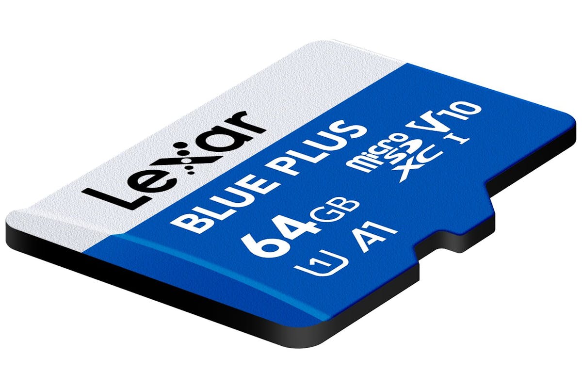 Lexar Blue Plus 633x Microsdxc UHS-I with SD Adapter | 64GB-12