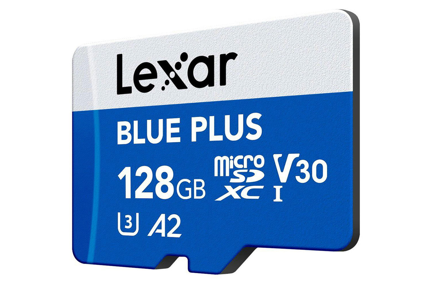 128gb Lexar Blue Plus 633x Microsdxc Uhs-i With Sd Adapter Up To 100mbs Read C10 A2 V30 U3-4