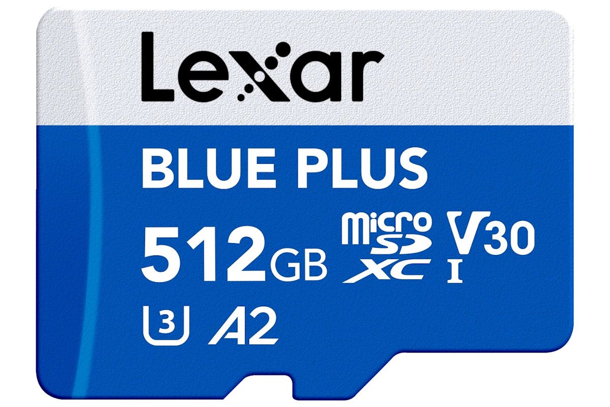 Lexar Blue Plus Microsdxc UHS-I Memory Card with SD Adapter | 512GB-3