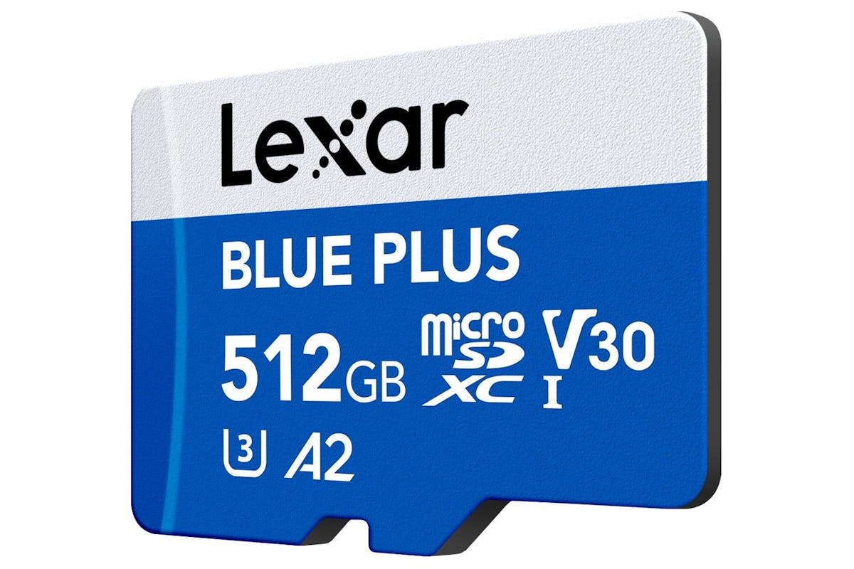 Lexar Blue Plus Microsdxc UHS-I Memory Card with SD Adapter | 512GB-4