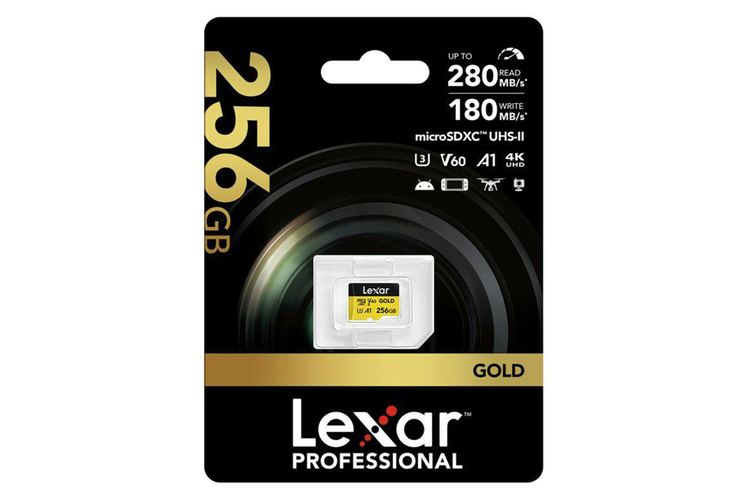 Lexar Gold Microsdxc UHS-II Memory Card | 256GB