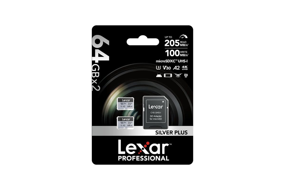Lexar High-performance Silver Plus Microsdxc UHS-I with Adapter-3