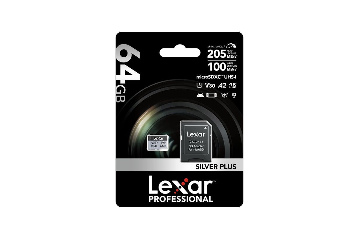 Lexar High-performance Silver Plus Microsdxc UHS-I with Adapter | 64GB-7
