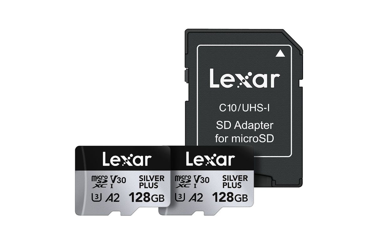 Lexar High-performance Silver Plus Microsdxc UHS-I Memory Card with Adapter | 128GB-4