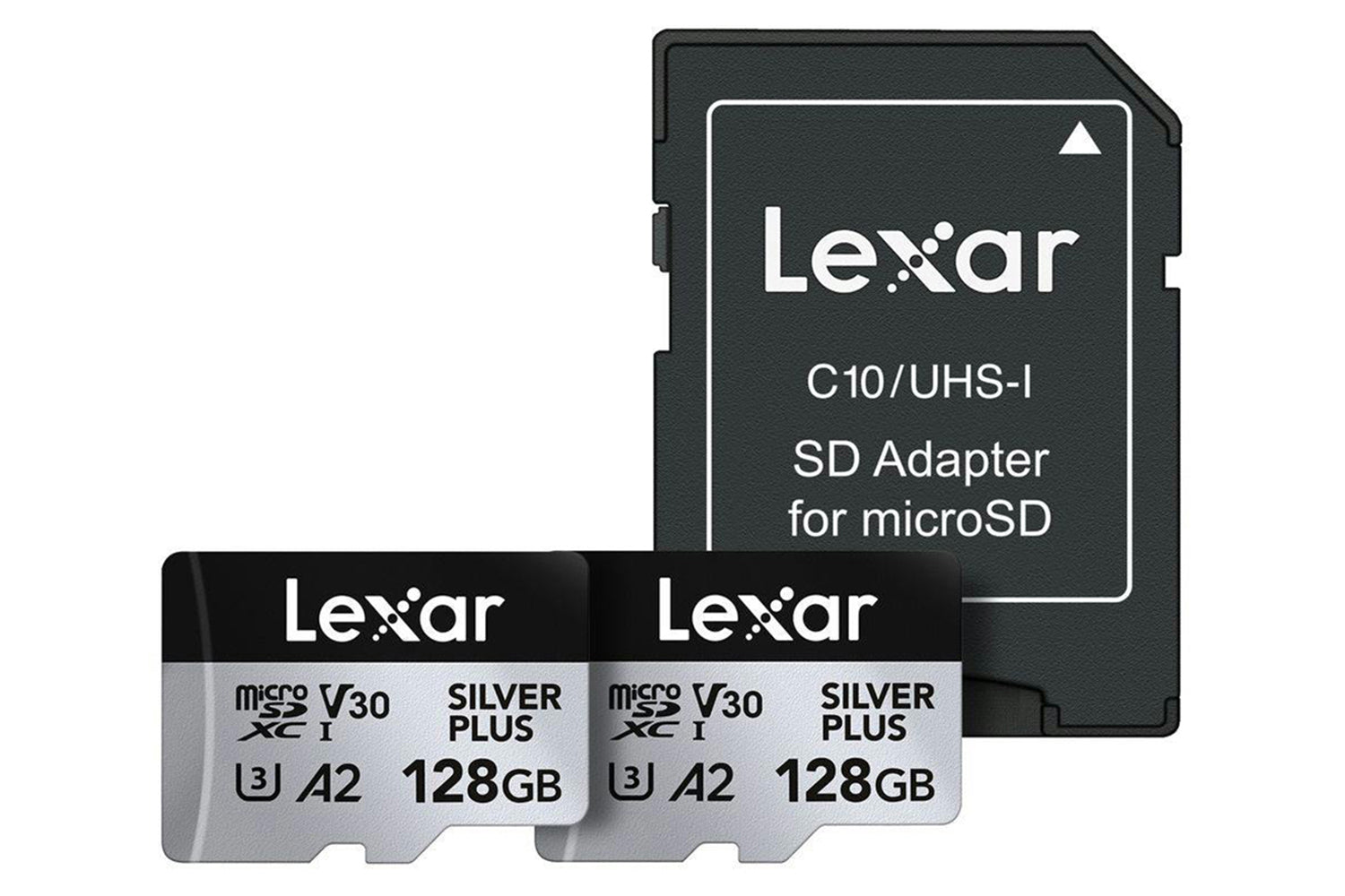 Lexar High-performance Silver Plus Microsdxc UHS-I Memory Card with Adapter | 128GB-2