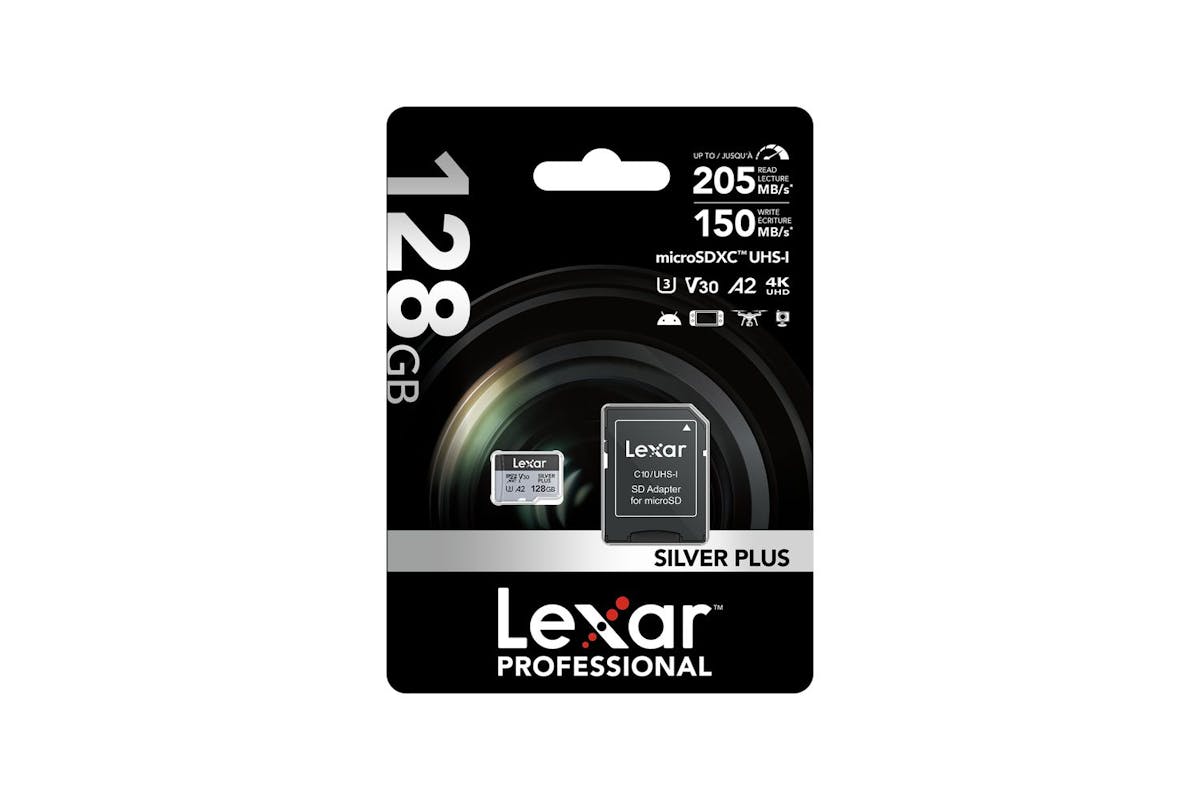 Lexar High-performance Silver Plus Microsdxc UHS-I Memory Card with Adapter | 28GB-7