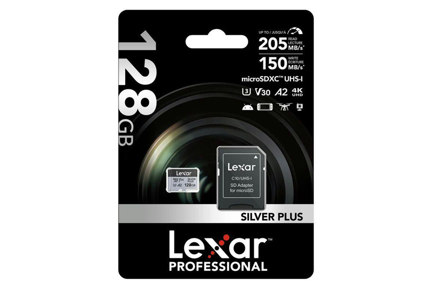 Lexar High-performance Silver Plus Microsdxc UHS-I Memory Card with Adapter | 28GB