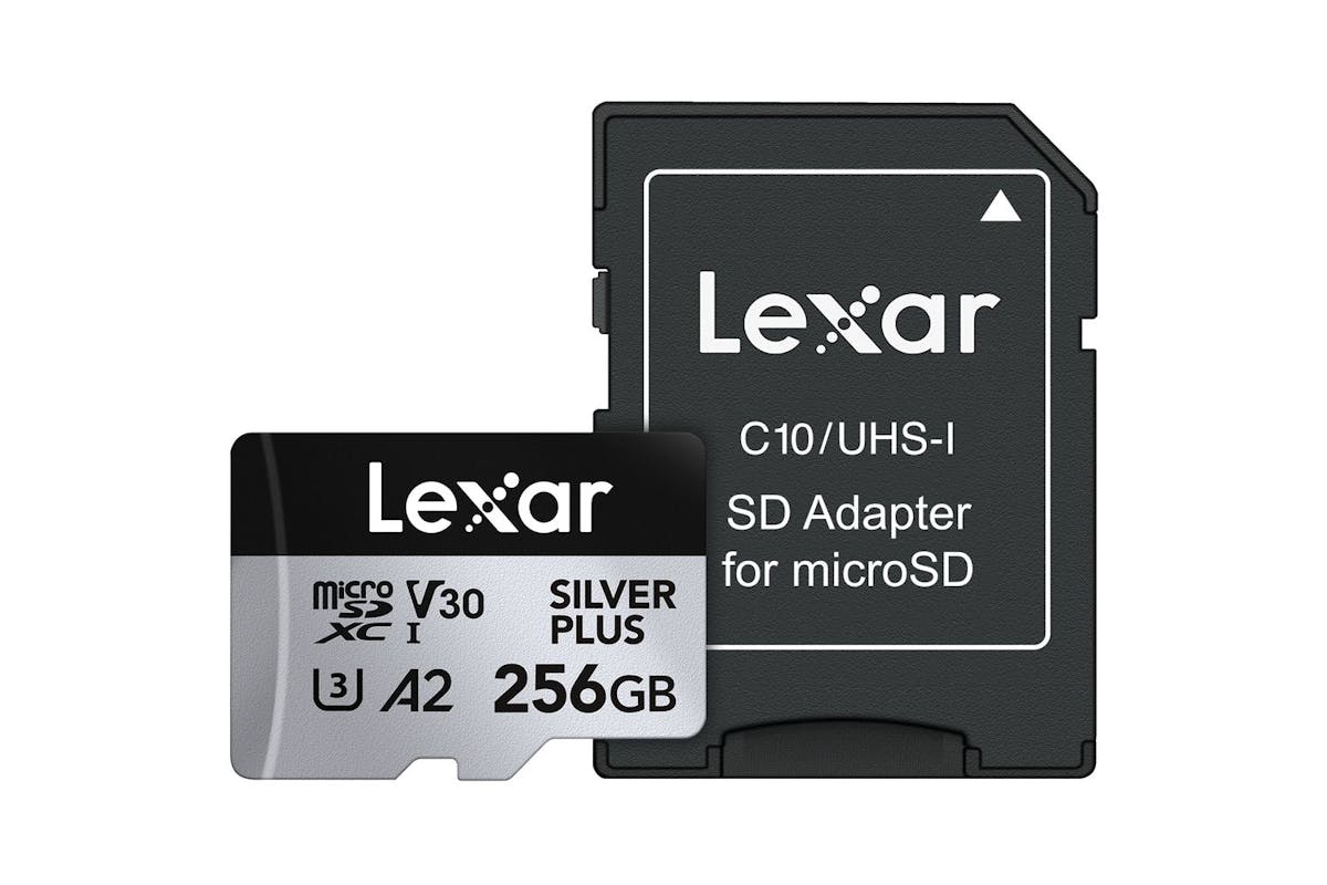 Lexar High-performance Silver Plus Microsdxc Memory Card with Adapter | 256GB-12