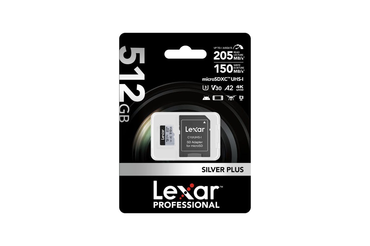 Lexar High-performance Silver Plus Microsdxc UHS-I Memory Card with Adapter | 512GB-7