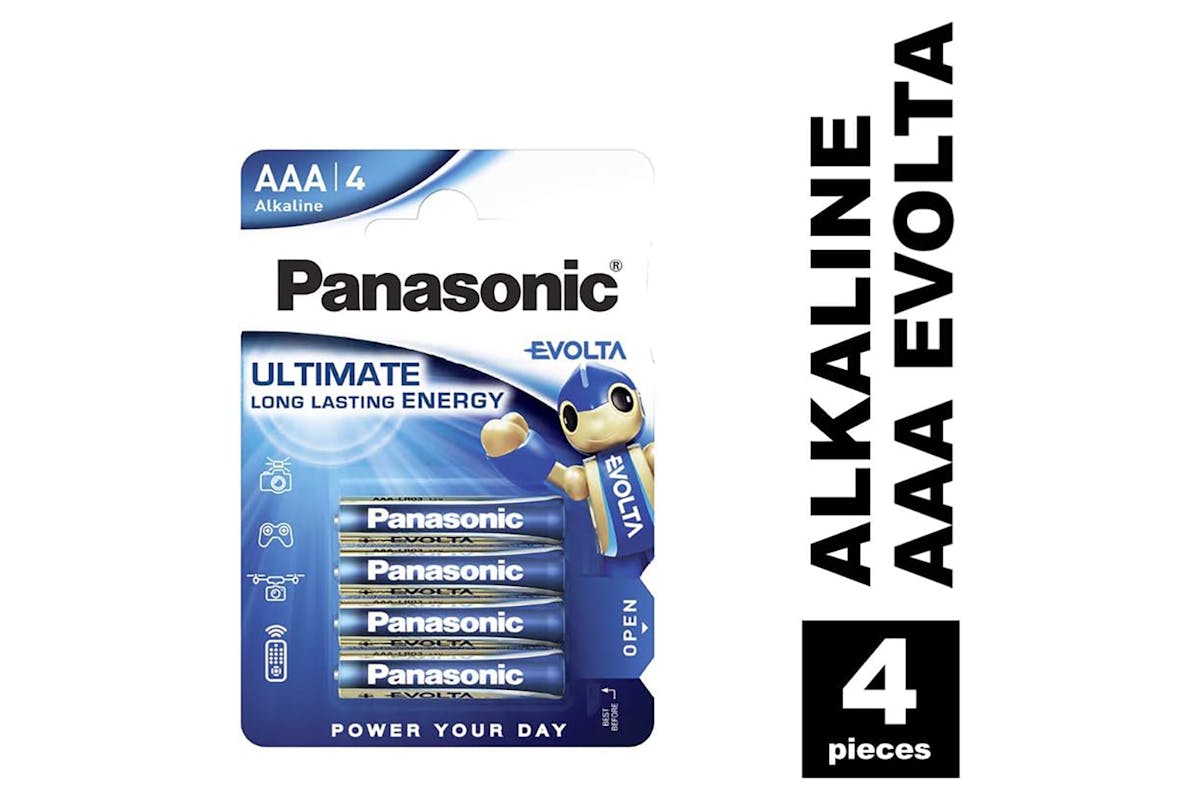Panasonic Evolta AAA Alkaline Battery | Pack of 4-2
