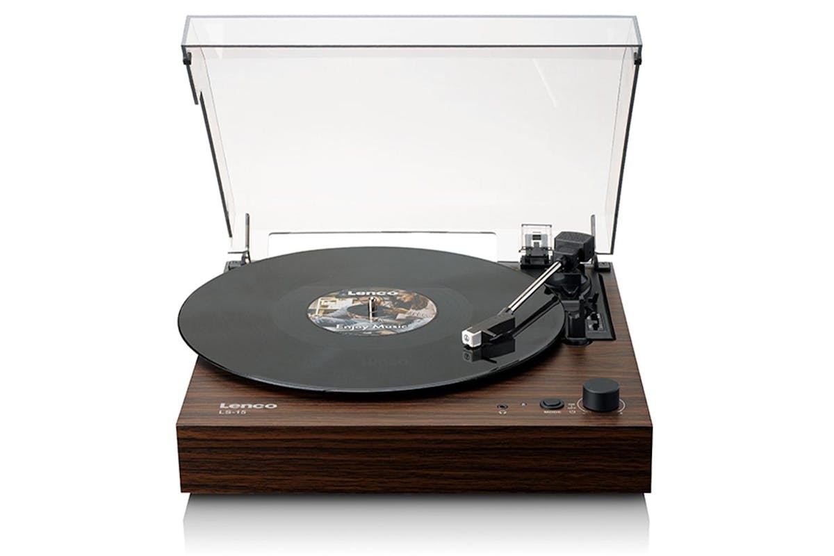 Lenco | Lenco Mahogany Turntable With Built-in Speakers | Standard Size-2