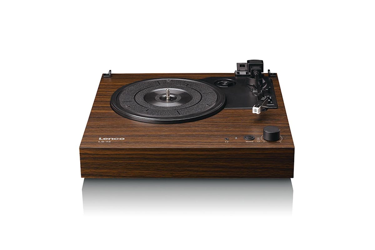 Lenco | Lenco Mahogany Turntable With Built-in Speakers | Standard Size-5