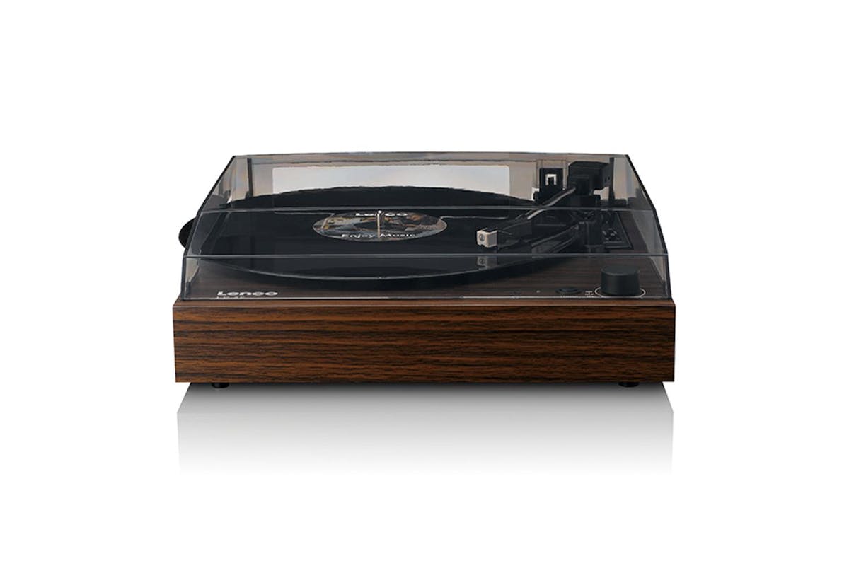 Lenco | Lenco Mahogany Turntable With Built-in Speakers | Standard Size-6