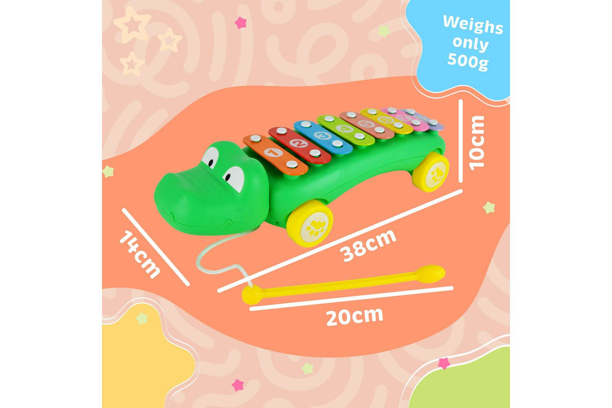 Little Star Crocodile Pull Along Xylophone-4
