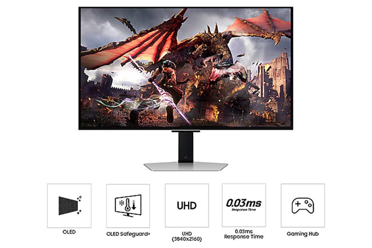 Samsung Odyssey G80SD 32" UHD Gaming Monitor | LS32DG802SUXXU-4