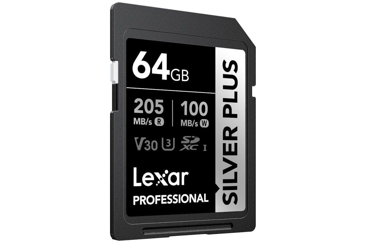 Lexar Professional Silver Plus SDXC UHS-I Memory Cards| 64GB-8