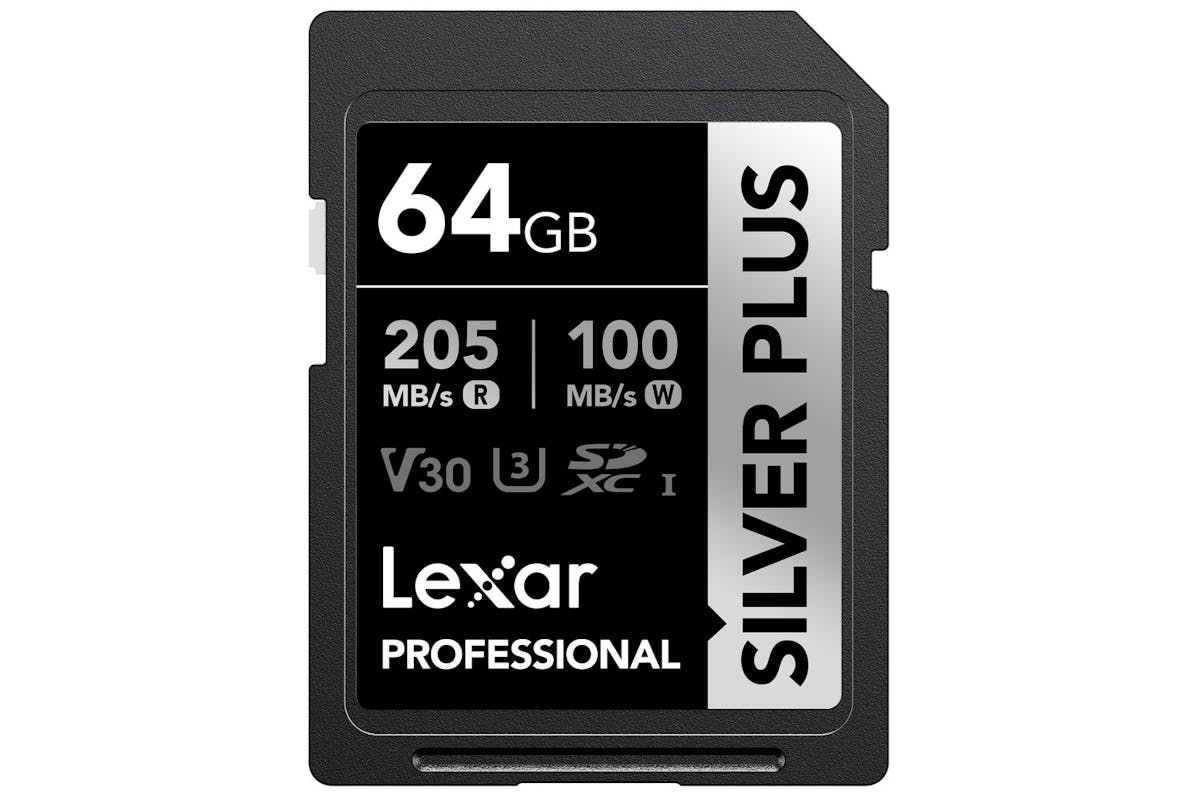 Lexar Professional Silver Plus SDXC UHS-I Memory Cards| 64GB-10