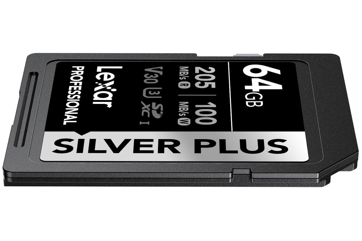 Lexar Professional Silver Plus SDXC UHS-I Memory Cards| 64GB-12
