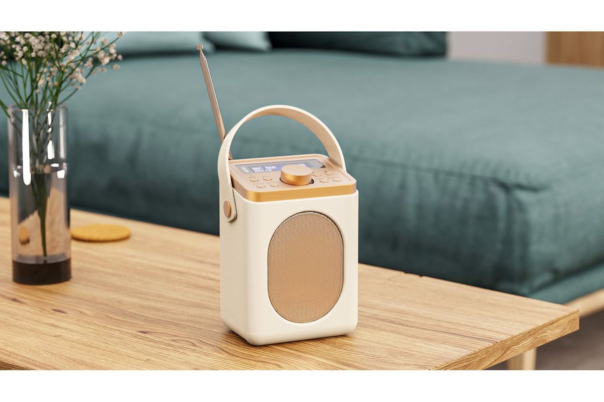 Majority Audio | Cream Little Shelford Radio | Portable Dab | Bluetooth-2