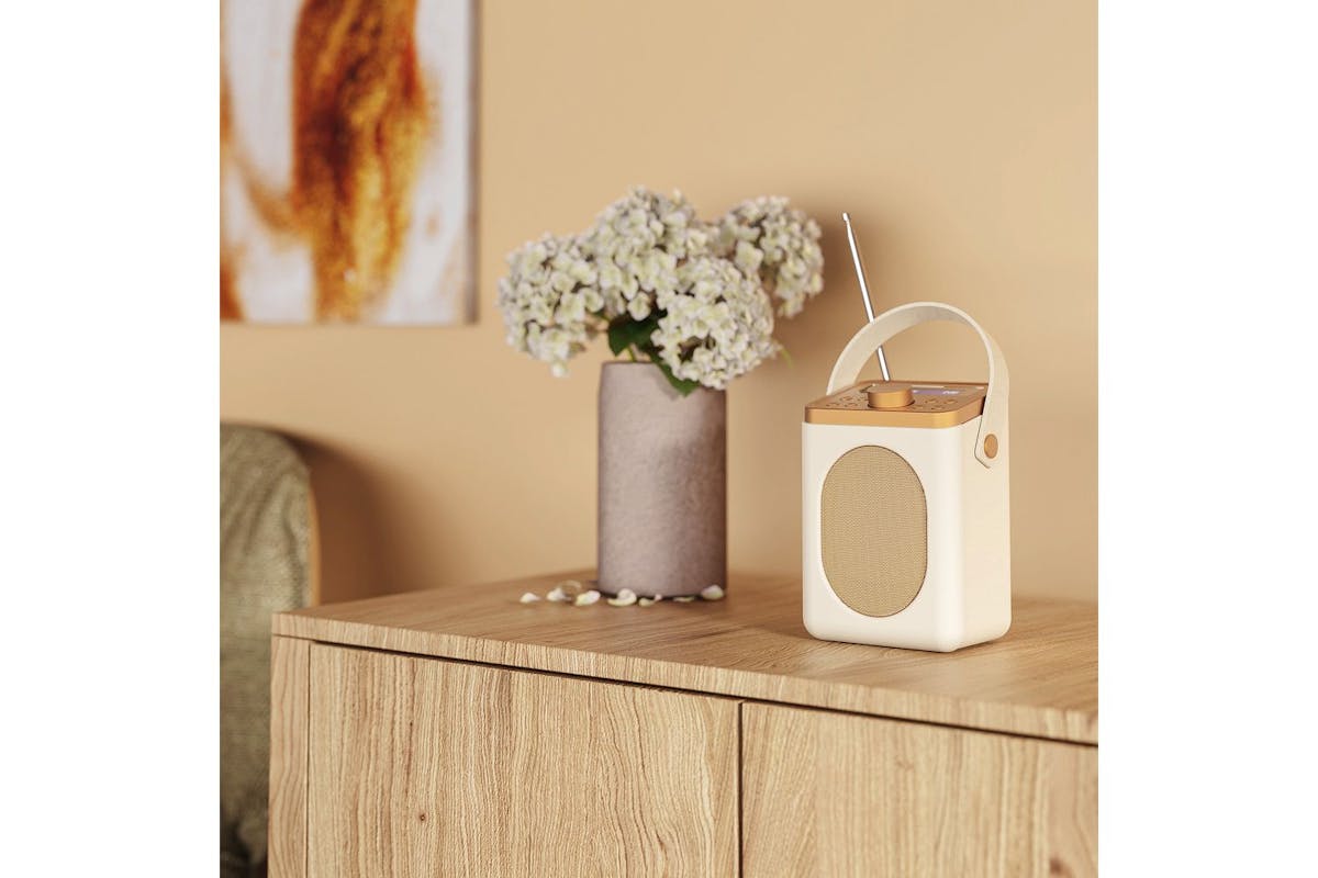 Majority Audio | Cream Little Shelford Radio | Portable Dab | Bluetooth-3