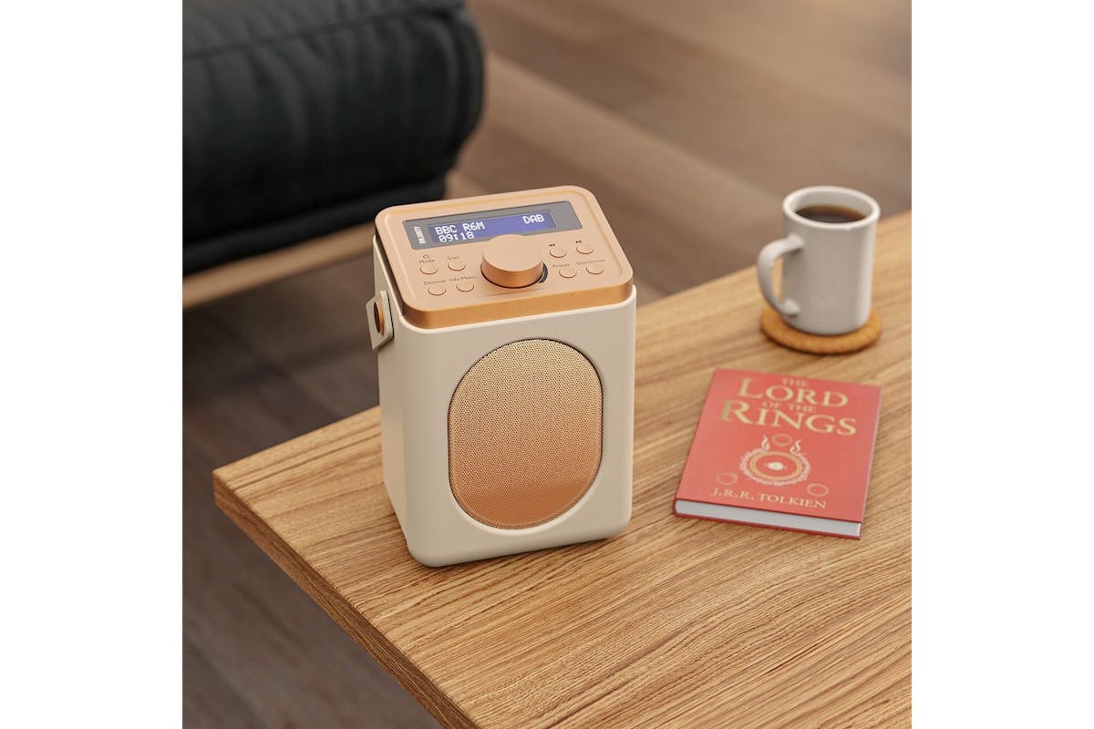 Majority Audio | Cream Little Shelford Radio | Portable Dab | Bluetooth-6