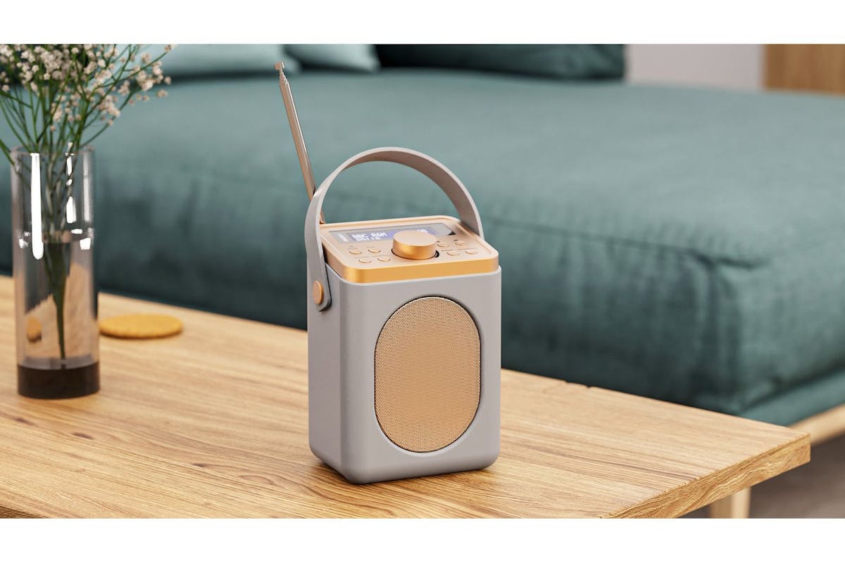 Majority Audio | Little Shelford Radio | Dab Dab+ FM Radio with Bluetooth | Grey-2
