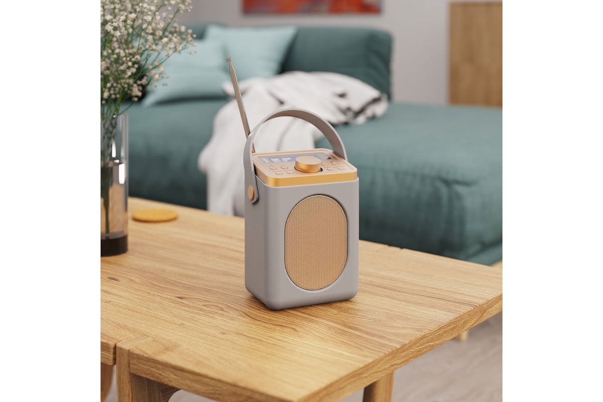 Majority Audio | Little Shelford Radio | Dab Dab+ FM Radio with Bluetooth | Grey-4