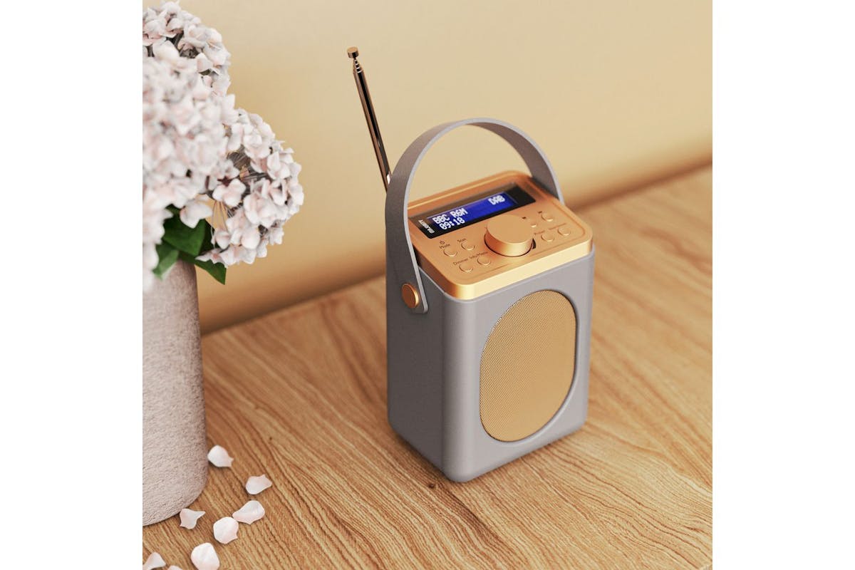Majority Audio | Little Shelford Radio | Dab Dab+ FM Radio with Bluetooth | Grey-5