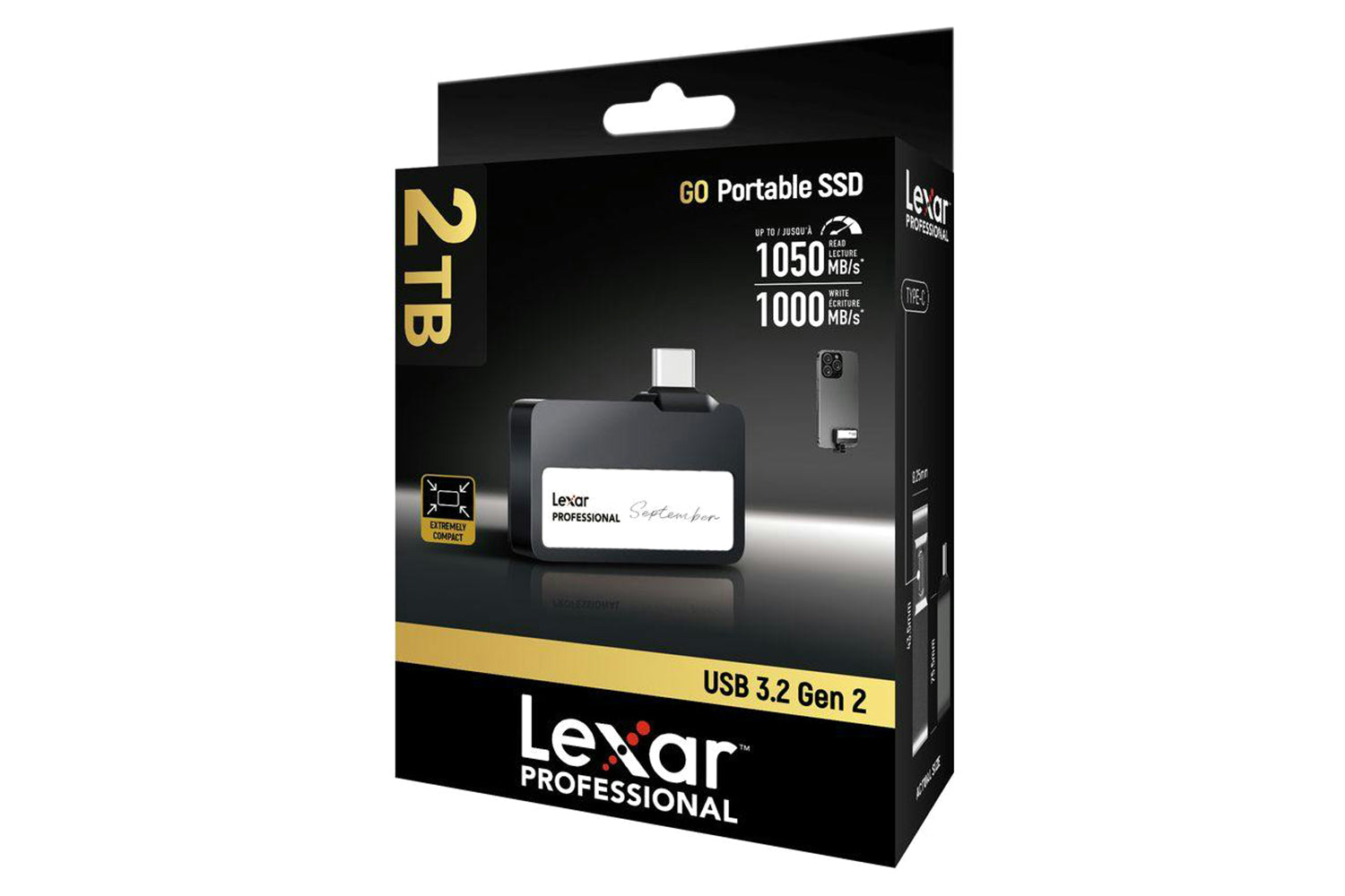 Lexar Professional Go External Portable SSD 3.2 Gen 2 | 2TB-5