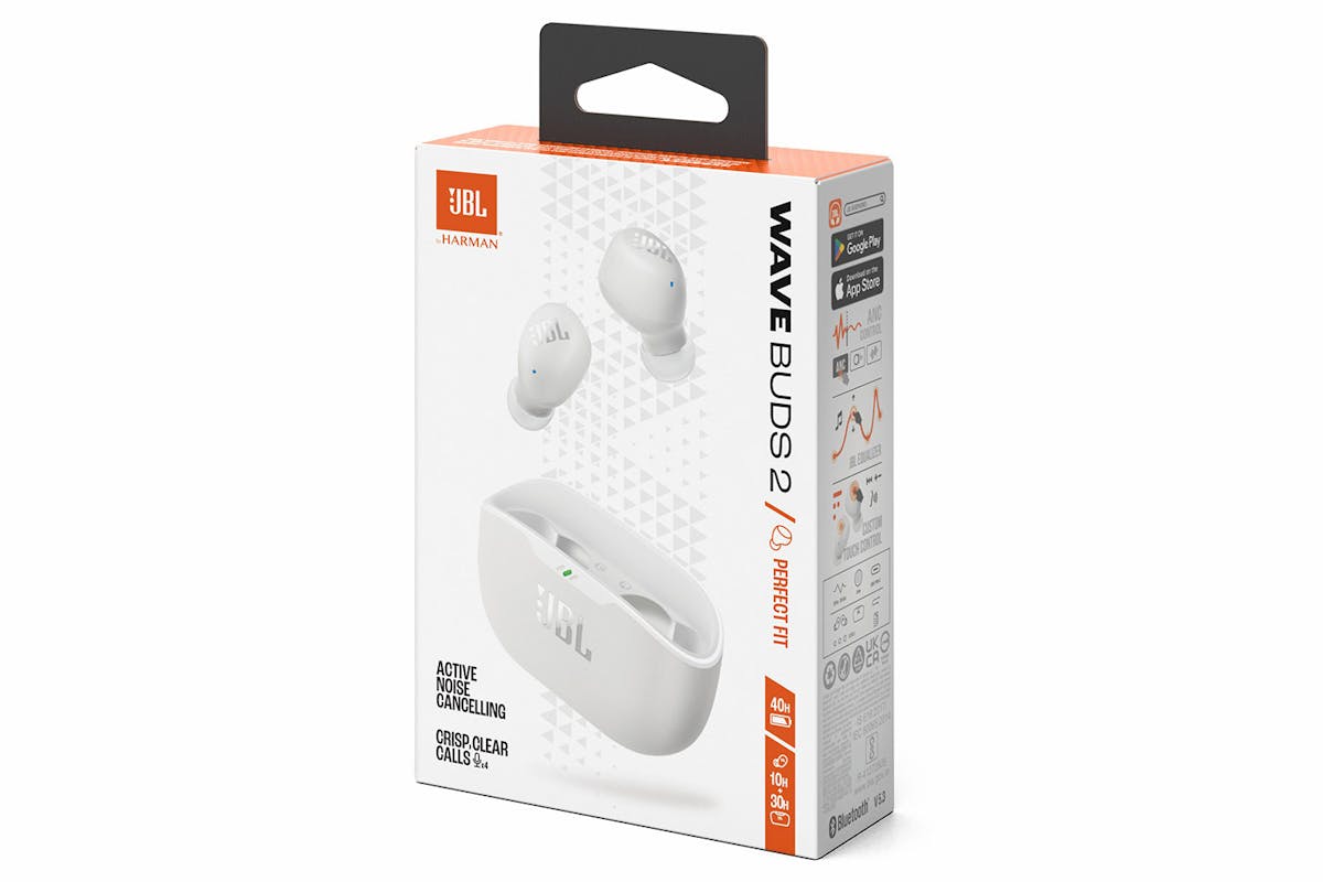 JBL Wave Buds 2 In-Ear Noise Cancelling Earbuds | White-10