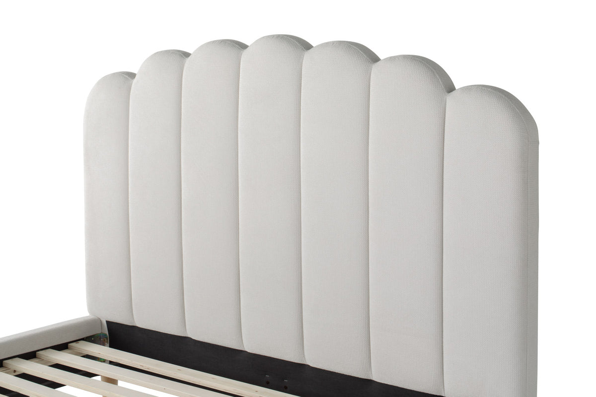 Lucy Bed Frame | King | 5ft | Oat-4