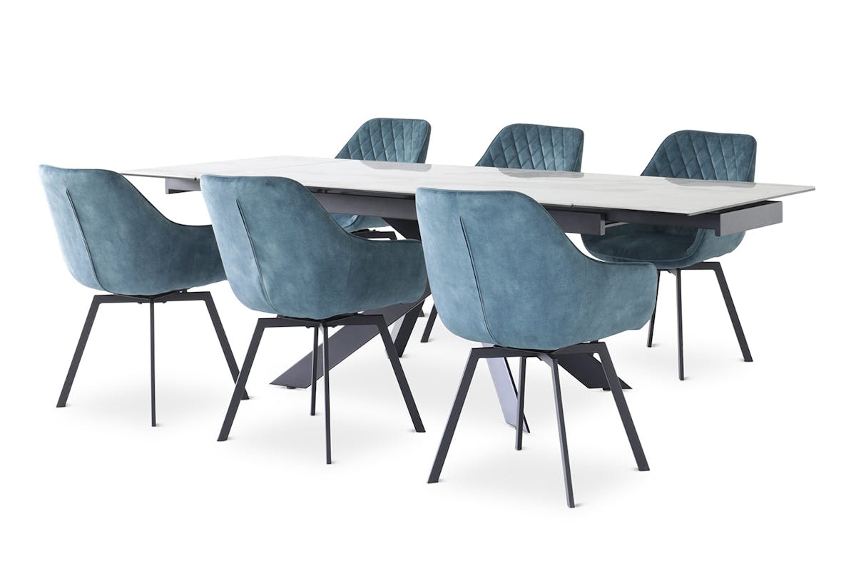 Lumi Rectangular Extending Dining Table-8