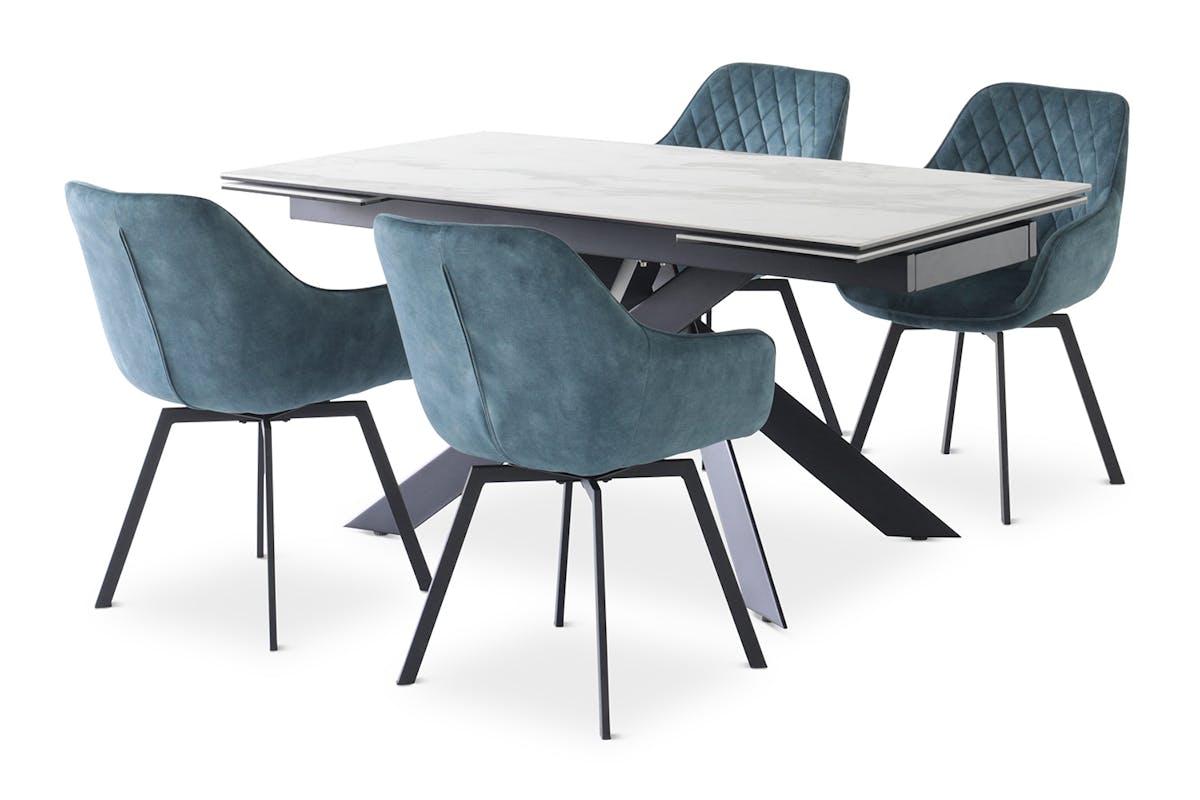 Lumi Rectangular Extending Dining Table-10