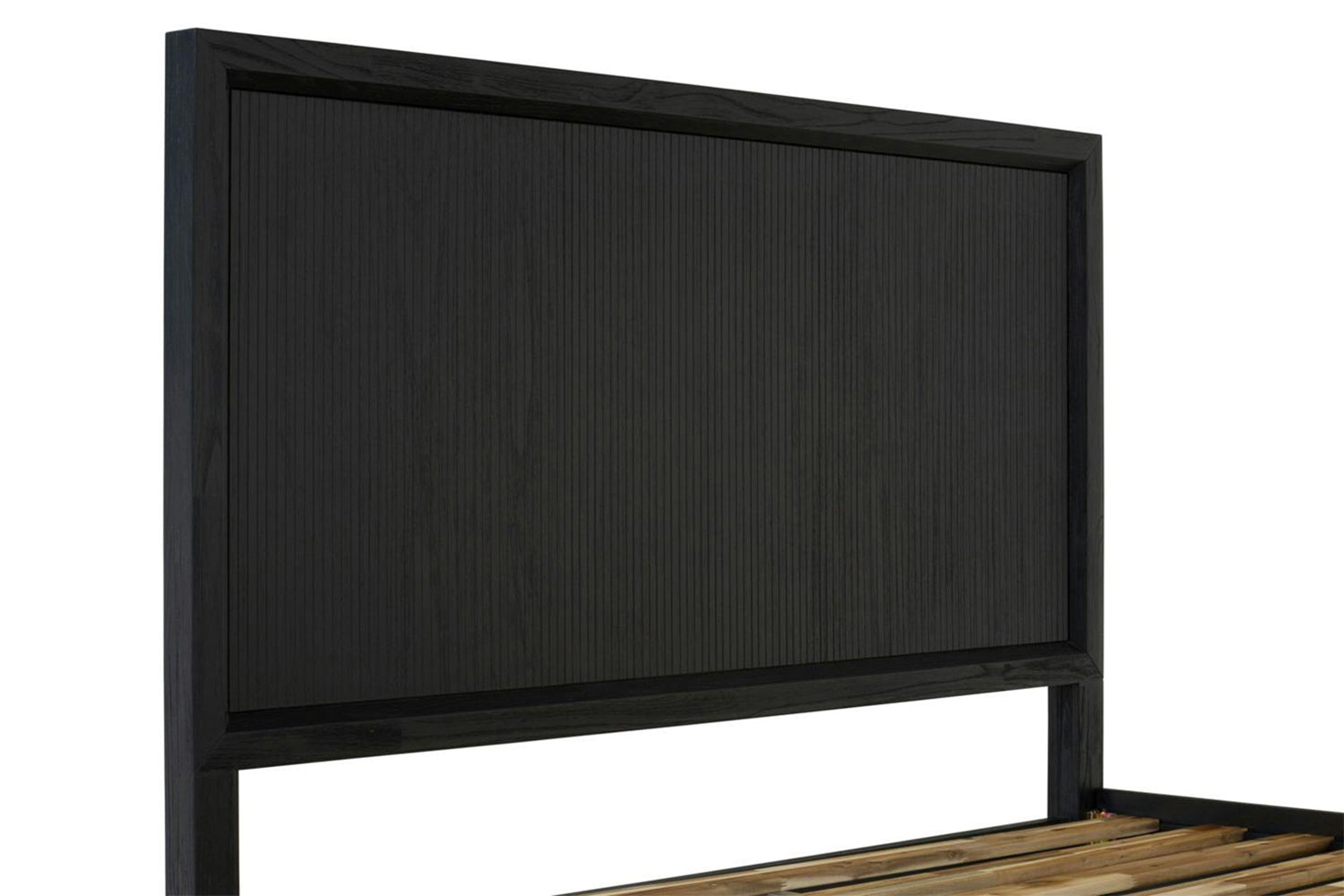 Teca Bed Frame | King | 5ft | Matt Black-4