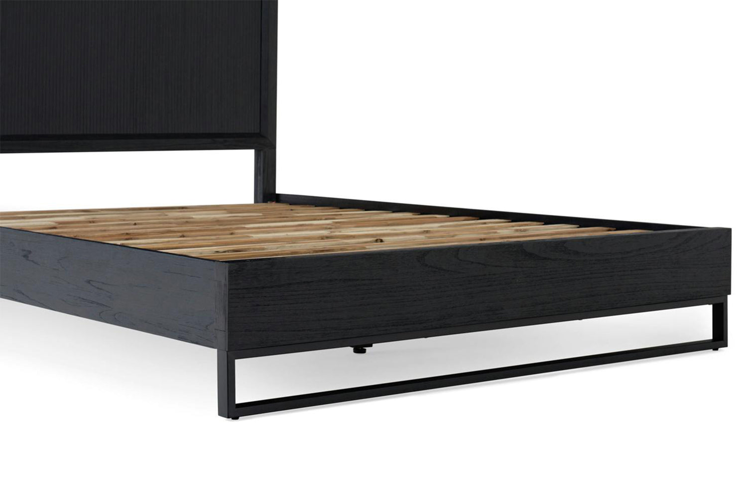 Teca Bed Frame | King | 5ft | Matt Black-5