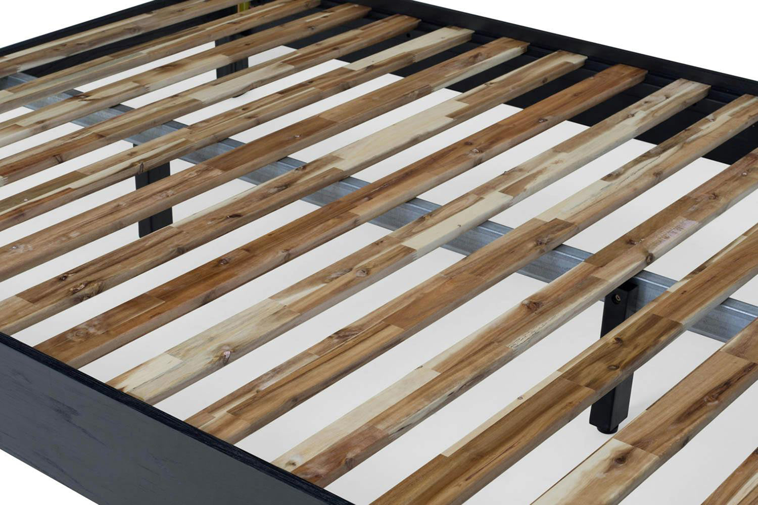 Teca Bed Frame | King | 5ft | Matt Black-8