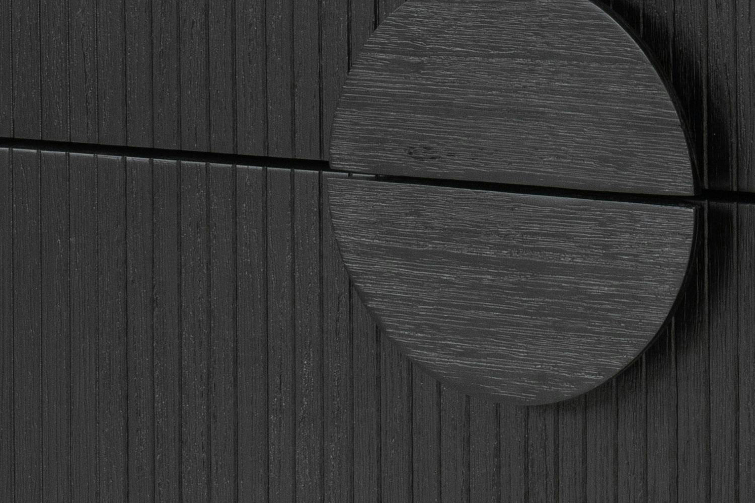 Teca Dresser | 6 Drawer | Matt Black-6