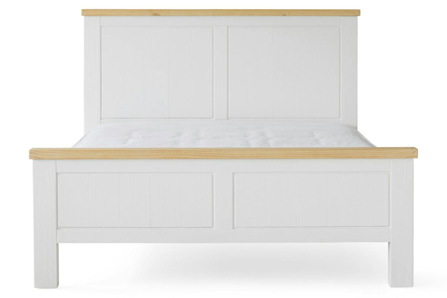 Cotswold Bed Frame | King | 5ft | White/Natural-2