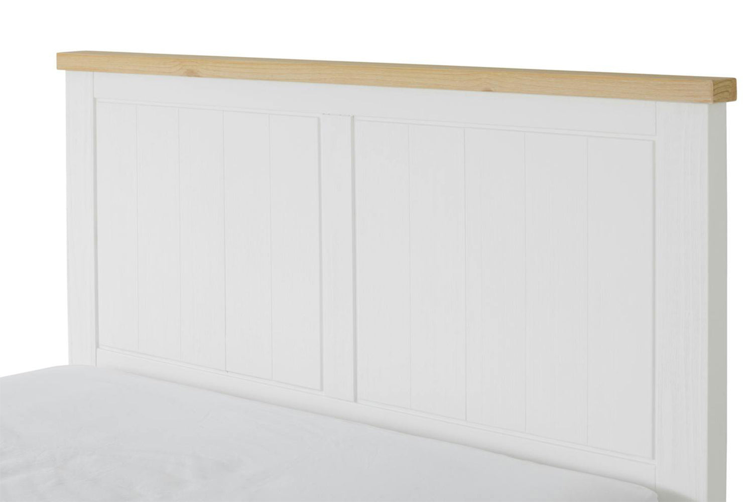 Cotswold Bed Frame | King | 5ft | White/Natural-4