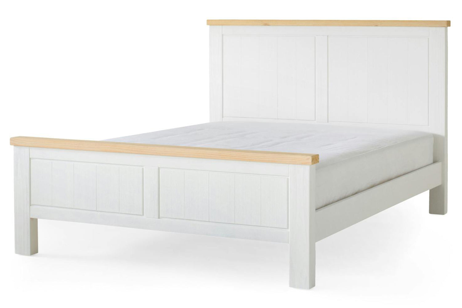 Cotswold Bed Frame | King | 5ft | White/Natural-7