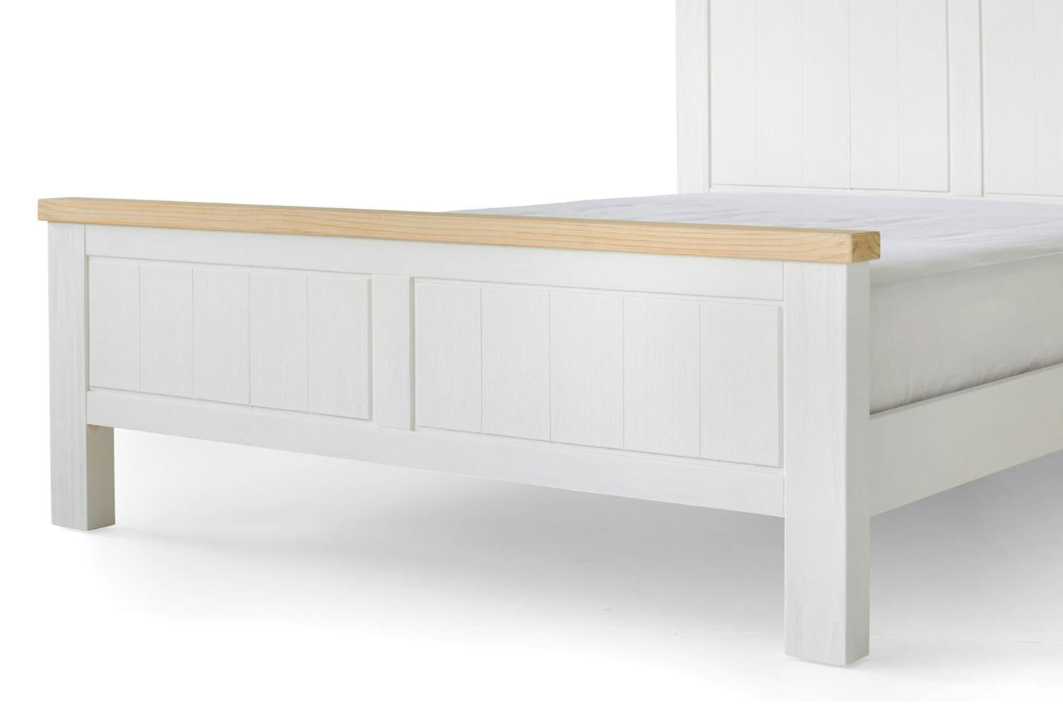 Cotswold Bed Frame | Super King | 6ft | White/Natural-6