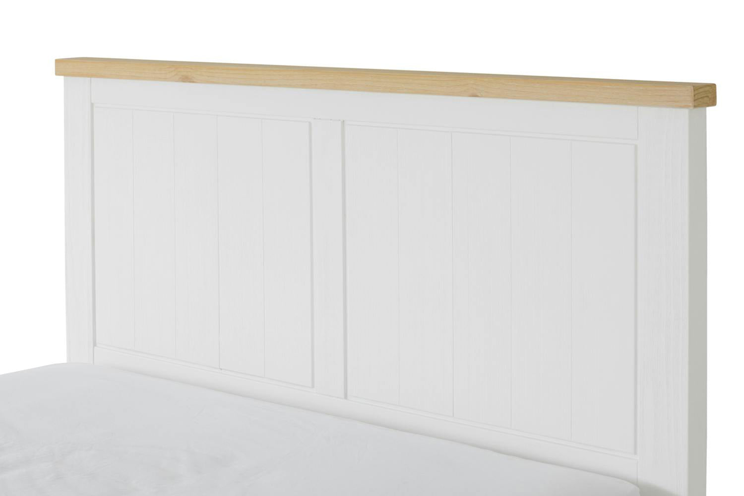 Cotswold Bed Frame | Super King | 6ft | White/Natural-7