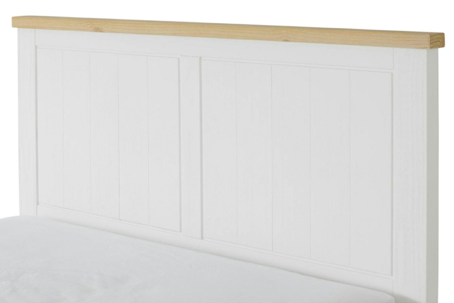 Cotswold Bed Frame | Double | 4ft6 | White/Natural-6