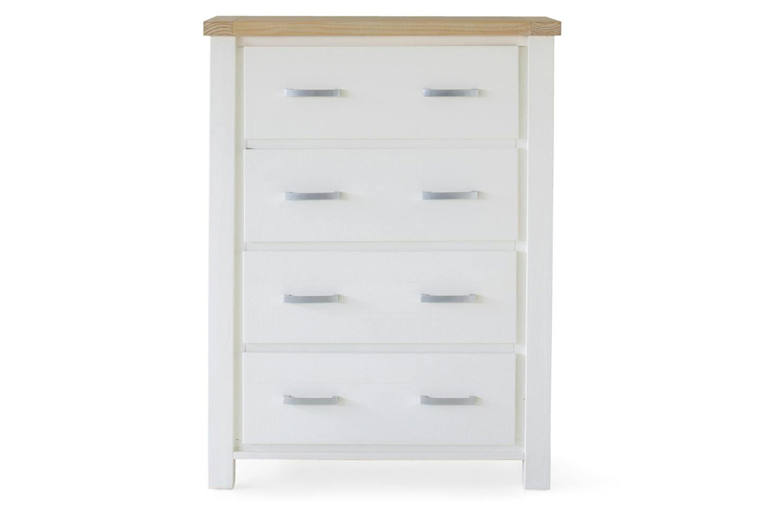 Cotswold Chest Of Drawer | 4 Drawer | White/Natural