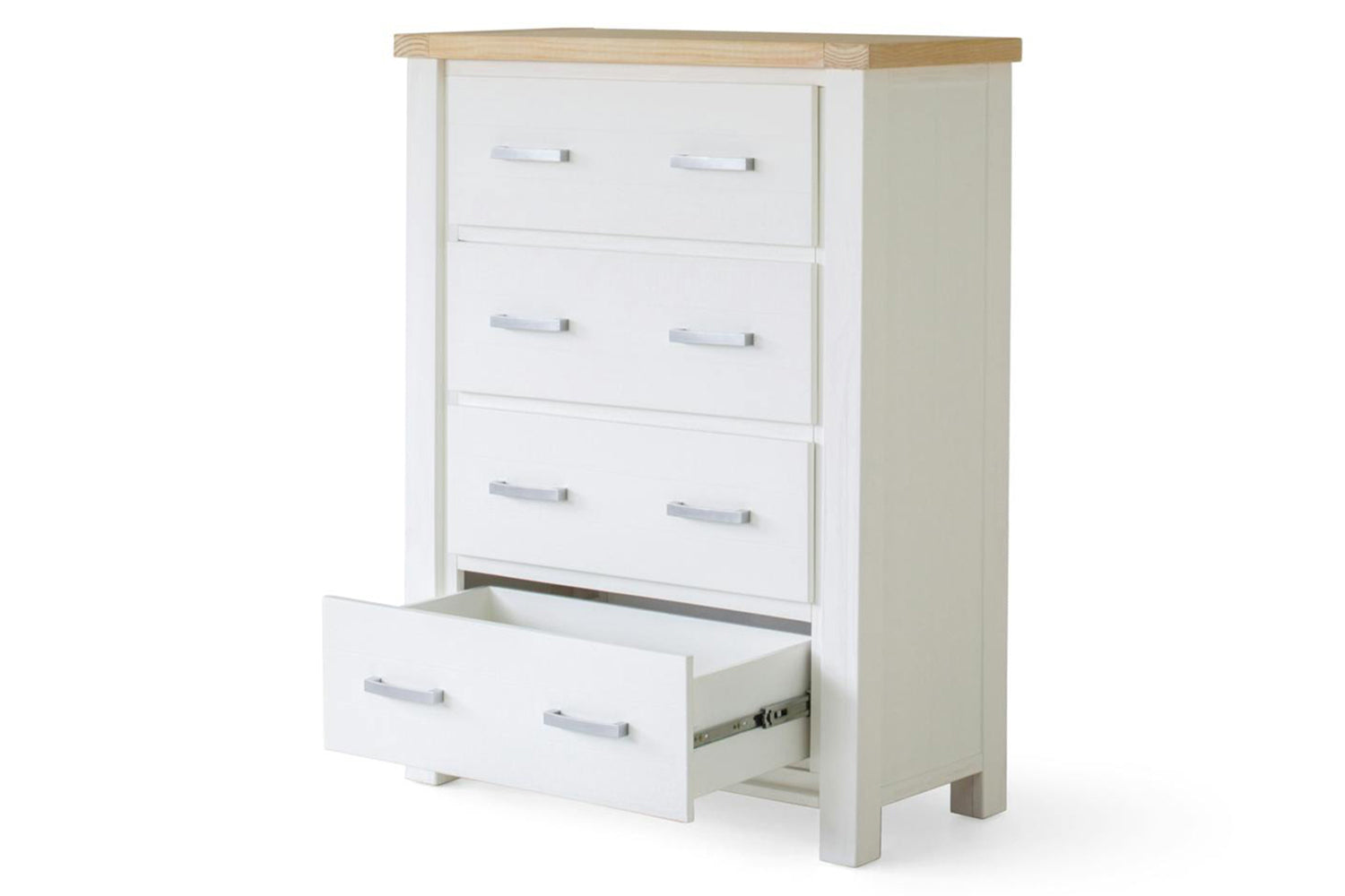 Cotswold Chest Of Drawer | 4 Drawer | White/Natural-6