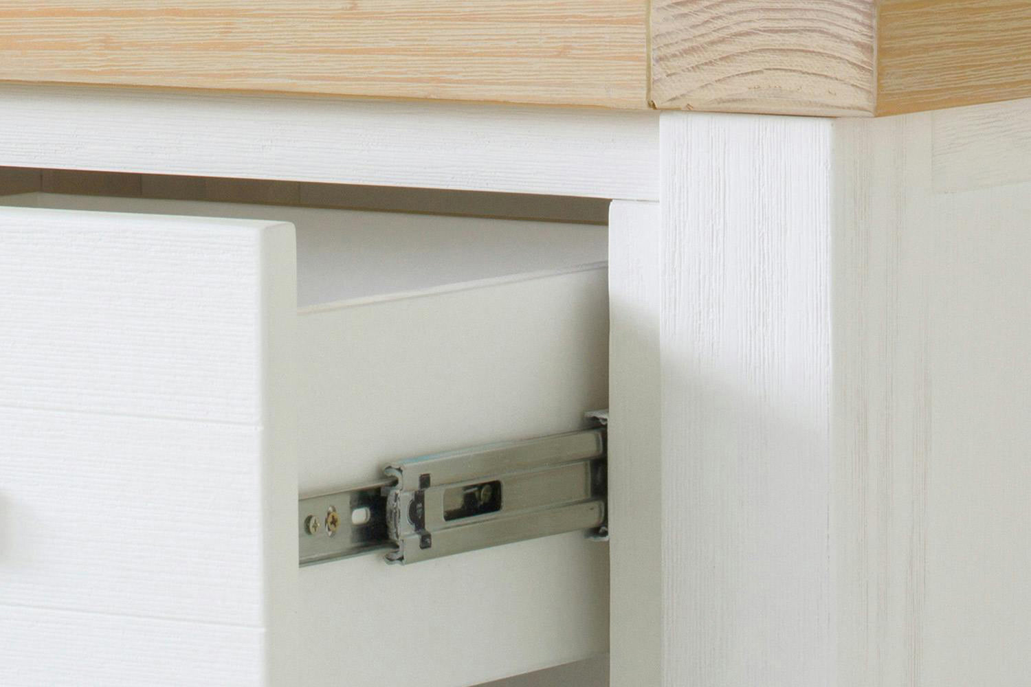 Cotswold Chest Of Drawer | 4 Drawer | White/Natural-8