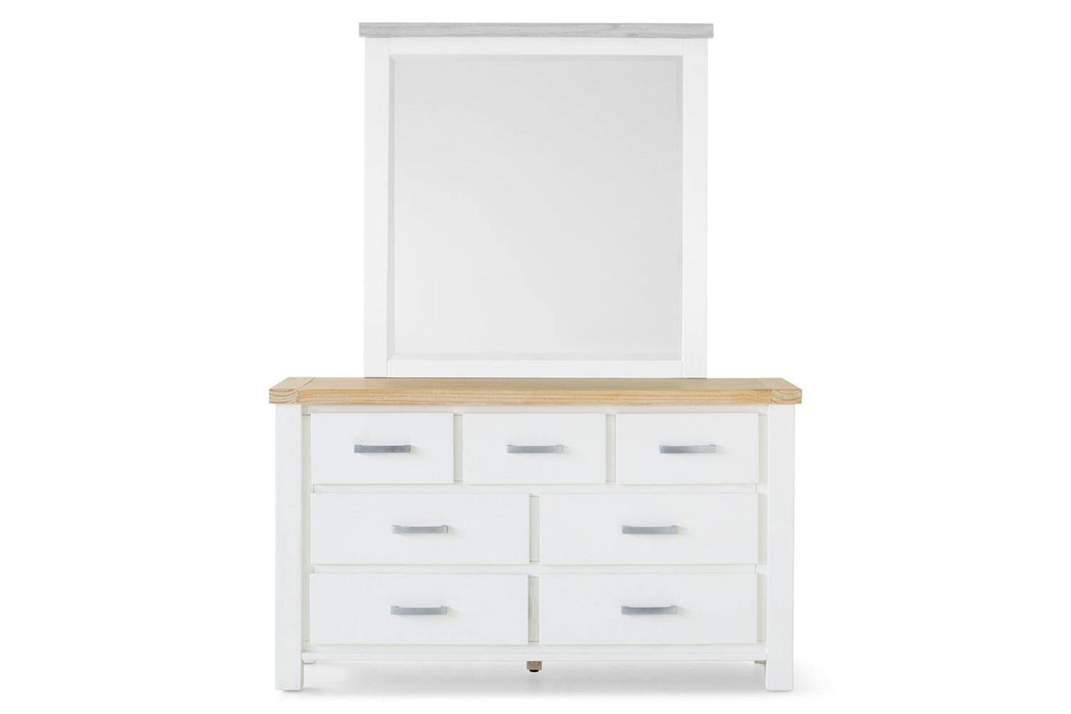 Cotswold Dresser | 7 Drawer | White/Natural-9