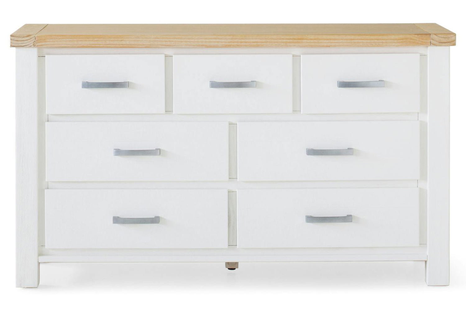 Cotswold Dresser | 7 Drawer | White/Natural