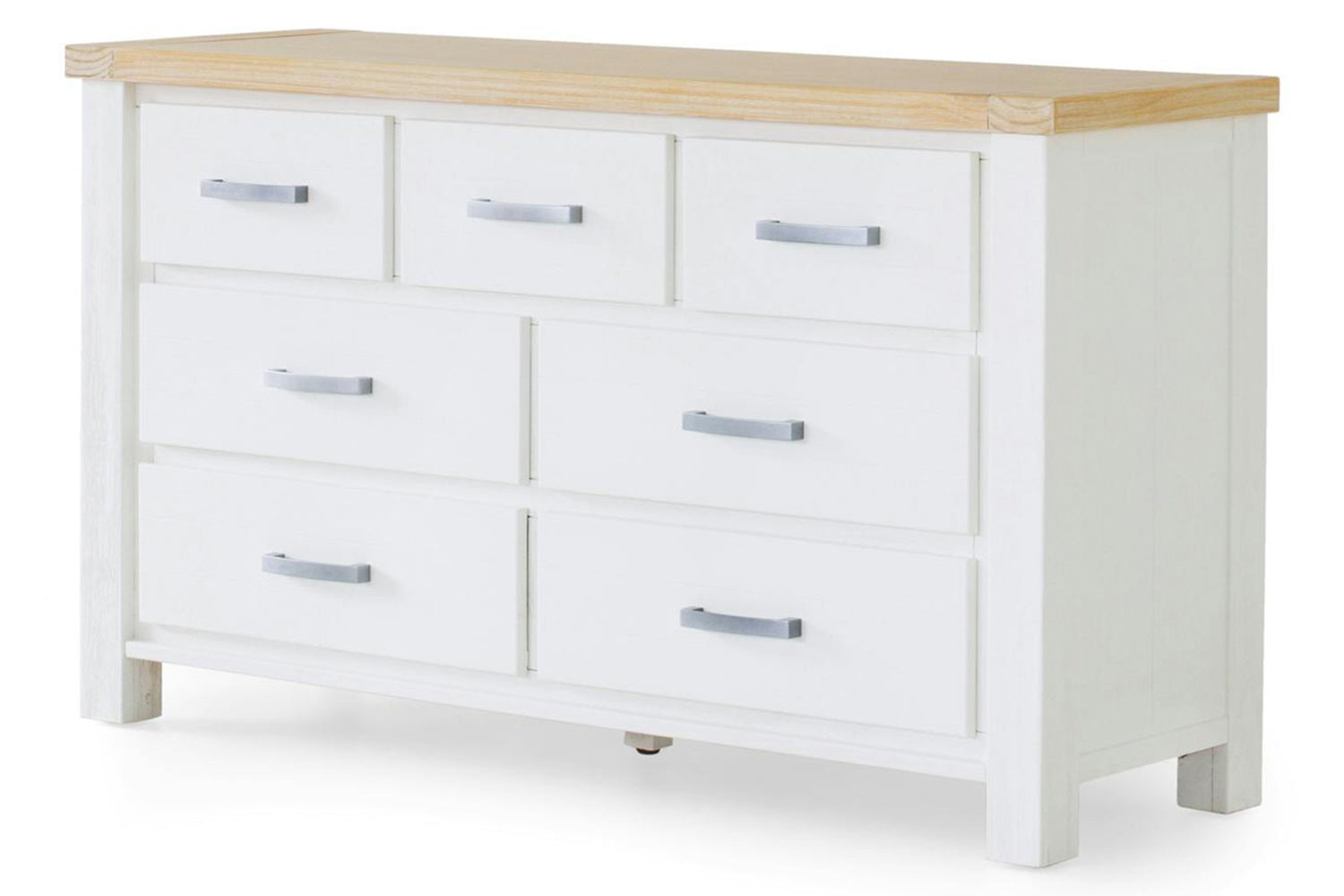 Cotswold Dresser | 7 Drawer | White/Natural-4